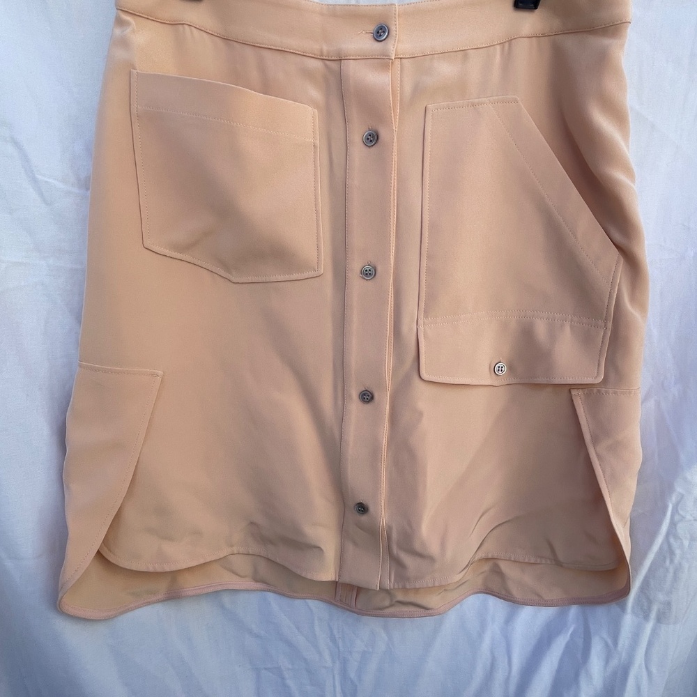 Alexander Wang Nude Cargo Mini Skirt